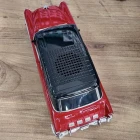 1955 Model Klasik Araba Bluetooth Hoparlör Speaker 10 Watt Fm Radyo Sd Kart USB Kırmızı