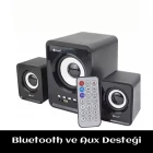 2+1 Mini Bluetooth Ses Sistemi Hoparlör Pc Tv Telefon