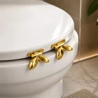 2 Adet Kelebek Tasarım Klozet Kaldırma Aparatı Gold Renk