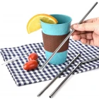 2 Li Paslanmaz Çelik Pipet ve Temizleme Fırçası