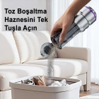 20.000 PA 3 Kademeli Çantalı 16 Parça Profesyonel Ultra Çekim Güçlü Dijital Ekranlı Şarjlı Araç Süpürgesi