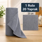 20 Li Rulo Mikrofiber Temizlik Bezi 25x25 cm Çok Amaçlı Kopart Kullan Kaliteli