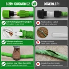 20 Metre Uzayan Tabancalı Hortum Magic Hose Bahçe Hortumu Sulama Hortumu