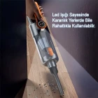 22000PA Taşınabilir Kablosuz Araç Süpürgesi Usb Şarjlı Led Işıklı Ev Toz ve Evcil Hayvan Tüyleri İçin Uygun