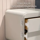 4 Adet Buzdolabı Çekmece ve Dolap Kapağı Çocuk Kilidi
