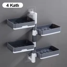 4 Katlı Banyo Duş Organizeri Sabunluk Şampuanlık