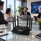 4G 5G SIM Kartlı WiFi 6 Router Modem 300 Mbps 2.4 GHz Kablosuz İnternet Dağıtıcı Taşınabilir Modem 6 Anten İle Çok Güçlü Sinyal