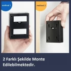 4Lü Solar Güneş Enerjili Çift Taraf Duvar Lambası