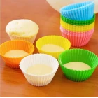 6 Lı Mini Silikon Muffin Kek Kalıbı