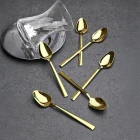 6 Lı Sude Klasik Çay Kaşığı Gold