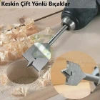 6 Parça Matkap Ucu Ahşap Oyma Yaprak Kelebek Uç