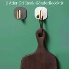 2 Li Yapışkanlı Retro Askılık Dolap Kapak Kulpu