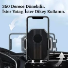 Jel Vantuzlu Cama Takılabilen Güçlü 360 Derece Dönebilen Ayarlanabilir Araç Telefon Tutucu