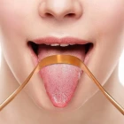 Bakır Dil Temizleme Aparatı Dil Sıyırıcı Dil Temizleyici Bakır Ağız Bakım Fırçası