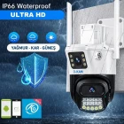 O-Kam 6015 Yeni Wifi Özellikli 360 Dönebilen Ultra HD Çift Lens Sirenli Güvenlik Kamerası Renkli Gece Görüşlü Su Geçirmez