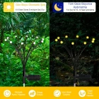 2 Adet Solar 10 Ledli Güneş Enerjili Ateş Böceği Bahçe Lambası Çiçek Lamba