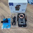 C11 Kablosuz 15w Hızlı Şarj Aleti ve Araç Telefon Tutucu 360 Derece Ayarlanabilir Otomatik Tutuş Özelliği