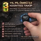 Gözcü Mega Android ve İos Uyumlu Takip Cihazı 3 Yıl Pil Ömrü Geçmişe Dönük Konum Gps Araç Motor Çocuk Gizli