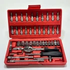 Cr-v Max 1/4 Cırcırlı 46 Parça Lokma Anahtar Takımı Bits Uç Seti Tam Set