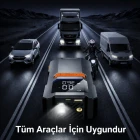 Akım Korumalı 16.000 Mah Hava Kompresörlü Akü Takviye Cihazı Hızlı Şişirme El Feneri Taşınabilir Powerbank