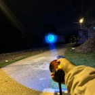 Profesyonel 10W 1000 Lümen Dijital Ekran Şarjlı El feneri Su Geçirmez Çift Işıklı Kambur Fener