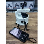 Çift Işıklı IPX4 Led Solar Şarjlı Güneş Enerjili Kamp Lambası Powerbank Özellikli