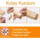 4 Lü Keçeli Şeffaf Silikon Sandalye Ayağı Koruyucu Çizdirmez