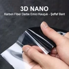 Karbon Desenli Eşik Koruma Bandı Tampon Çamurluk ve Bagaj Kapı Eşiği Koruyucu Şerit Bant 3 Metre x 5 cm