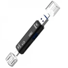 5 In 1 Çok Fonksiyonlu USB 2.0 Micro Sd Kart Okuyucu Usb micro Usb type-C Otg Çevirici