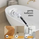 MPIA Premium 13 Parça Ayarlanabilir Başlıklı Şarjlı Temizlik Fırçası Mutfak Banyo Araba Temizleme Fırçası