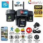 O-Kam Pro 3 Kameralı 3 Görüntülü Ultra HD 360 Dönebilen Kablosuz Wifi Kamera Gece Görüşlü Su Geçirmez Sesli Görüşme Hareket Takip Ok-204PlusW