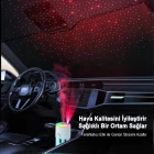 Yıldızlı Projektör Hava Nemlendirici Aromaterapi Ultrasonik Buhar Makinesi Araç ve Ev Uyumlu 280ML