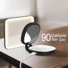 Manyetik LED Telefon Işığı Şarjlı Aynalı Selfie ve Video Çekim Dolgu Işığı 5 Renk Modlu Influencer Işığı