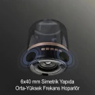 Parti Kamp İçin TWS Özellikli Renkli Led Işıklı Bluetooth Hoparlör Güçlü Ses Bombası Birbiri İle Eşleşme Özellikli