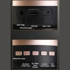 Parti Kamp İçin TWS Özellikli Renkli Led Işıklı Bluetooth Hoparlör Güçlü Ses Bombası Birbiri İle Eşleşme Özellikli