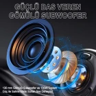 Parti Kamp İçin TWS Özellikli Renkli Led Işıklı Bluetooth Hoparlör Güçlü Ses Bombası Birbiri İle Eşleşme Özellikli