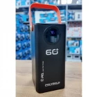 60.000 Mah Powerbank 4 Usb Micro Type-c Lıghtnıng Girişli El Fenerli Taşınabilir Şarj Aleti