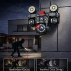 O-Kam Pro 4 Kameralı 4 Görüntülü Ultra HD 360 Dönebilen Kablosuz Wifi Kamera Gece Görüşlü Su Geçirmez Sesli Görüşme Hareket Takip OK-231 Premium