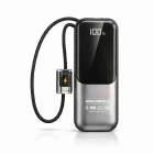 13.000 mAh Premium 22.5W PD Süper Hızlı Şarjlı Dijital Göstergeli Powerbank Type-C USB Çıkışlı Kendinden Şarj Kablolu