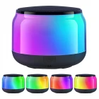 Güçlü Baslı Mini Bluetooth Hoparlör 15 Saat Çalma Süresi RGB Renkli Ledli Parti Hoparlörü