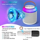 Concord Kablosuz Bluetooth Hoparlör Karaoke Mikrofon Farklı Ses Efektleri Rgb Ses Bombası Usb Sd FM Radyo