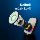 Sprange Led Işıklı Rgb Bilgisayar Hoparlörü 2.0 3W x 2 USB 3.5mm 5V 1 + 1 Siyah SR-PN786