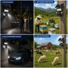 O-Kam Premium 4G 12MP SIM Kartlı 4 Kameralı 4 Görüntülü 3 Adet Solar Panel Kumandalı Projektörlü Renkli Gece Görüşlü Güvenlik Kamerası