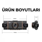 MPIA Premium 1080P Full Hd 4 Kameralı Wifi Özellikli Telefondan İzleme Arka Park Kamerası Sensörlü Lcd Ekranlı Araç Kamerası