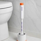 Deterjan Hazneli Silikon Tuvalet Fırçası Yeni Nesil Klozet ve WC Temizlik Fırçası
