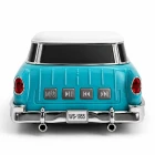 1955 Model Klasik Araba Bluetooth Hoparlör Speaker 10 Watt Fm Radyo Sd Kart USB Turkuaz