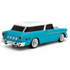 1955 Model Klasik Araba Bluetooth Hoparlör Speaker 10 Watt Fm Radyo Sd Kart USB Turkuaz