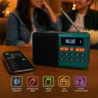 Taşınabilir Nostalji Bluetooth Radyo Usb Tf Aux Bt Retro Bluetooth Hoparlör YSF-006BT