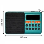 Taşınabilir Nostalji Bluetooth Radyo Usb Tf Aux Bt Retro Bluetooth Hoparlör YSF-006BT