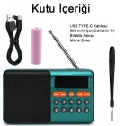 Taşınabilir Nostalji Bluetooth Radyo Usb Tf Aux Bt Retro Bluetooth Hoparlör YSF-006BT